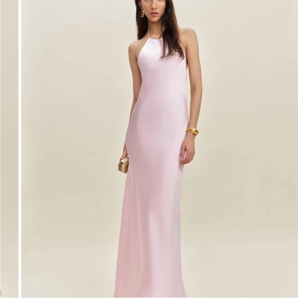Reformation Pink Backless Dress - Picture 3 of 6